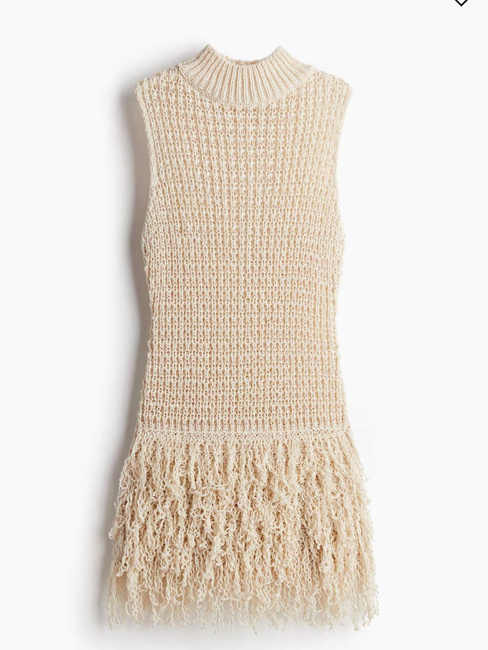 H&M crochet mini dress
